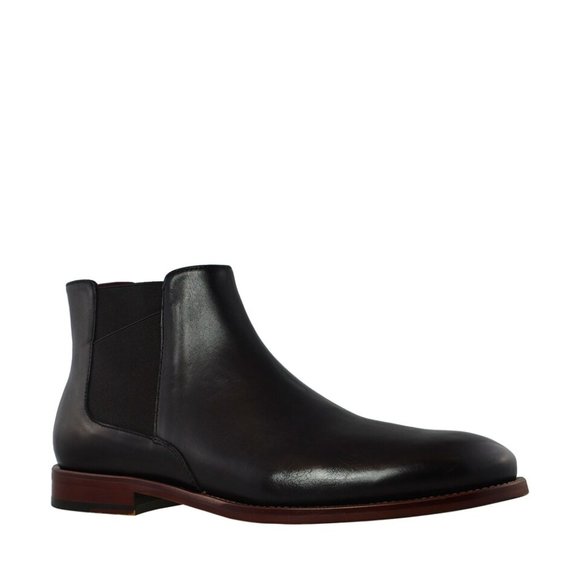 aston grey chelsea boots